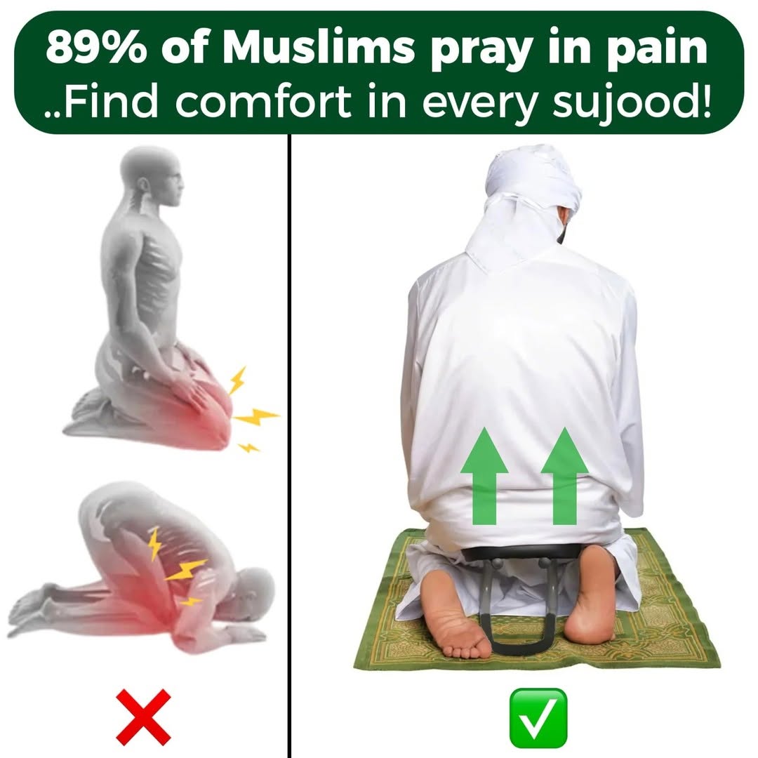 🔥LAST DAY SALE 30% OFF🔥 Portable Namaz chair