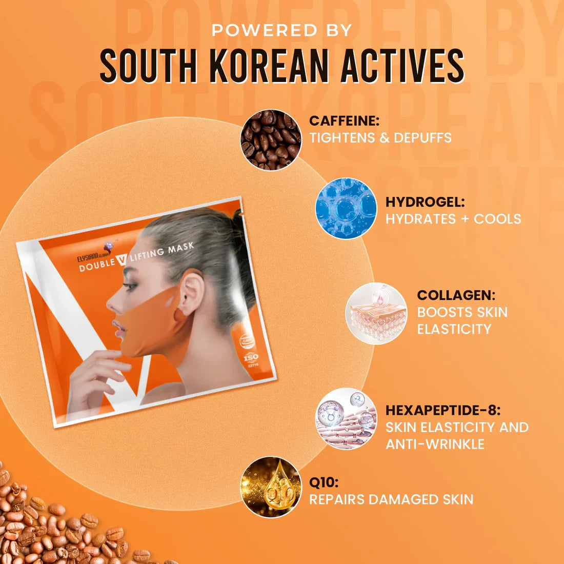 Reuseable Double V Lifting Mask for Double Chin Removal