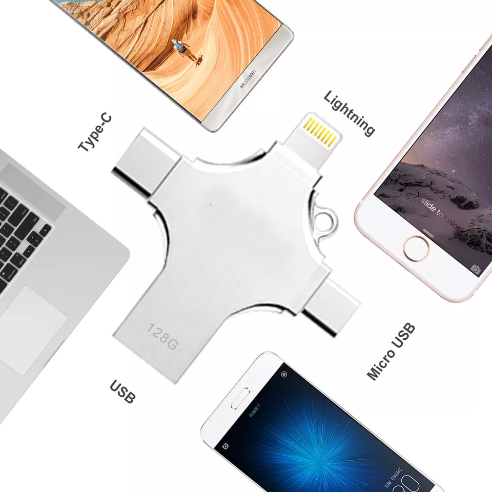 4-in-1 universal USB flash drive