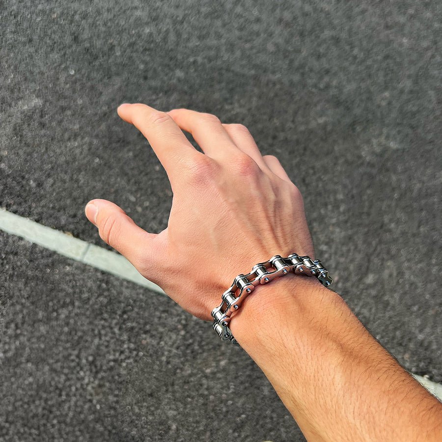 MOTORCYCLE CHAIN BRACELET