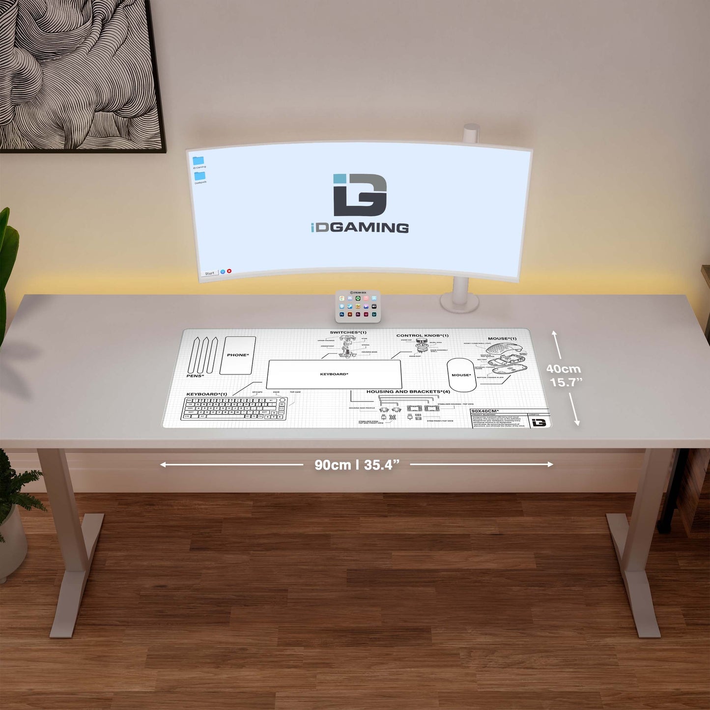 Puzzle Blueprint Mousepad