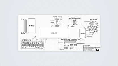 Puzzle Blueprint Mousepad