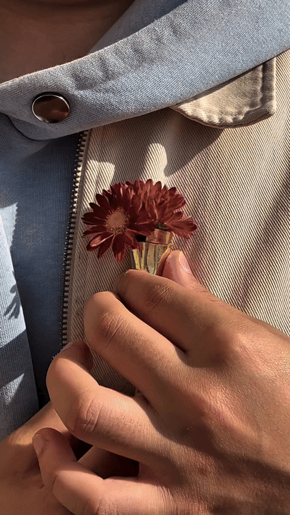 DIY Flower Bouquets Brooch