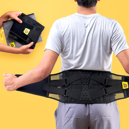 Lumbar Support Belt: 8-Stabilizer Ortho-Grade Back Support