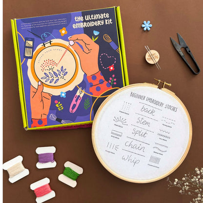 Beginner's Friendly DIY Embroidery Learning Kit