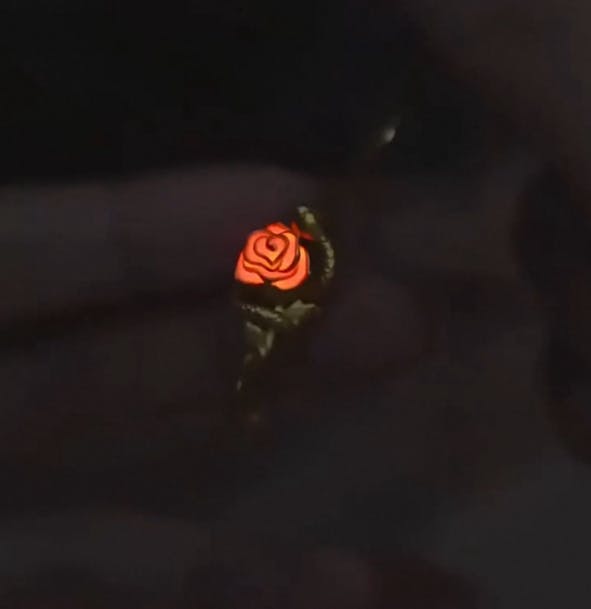 Enchanted Serpent Rose Necklace