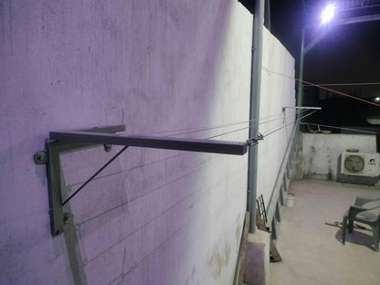 Wall Mounted Foldable Cloth Dry Rack Metal