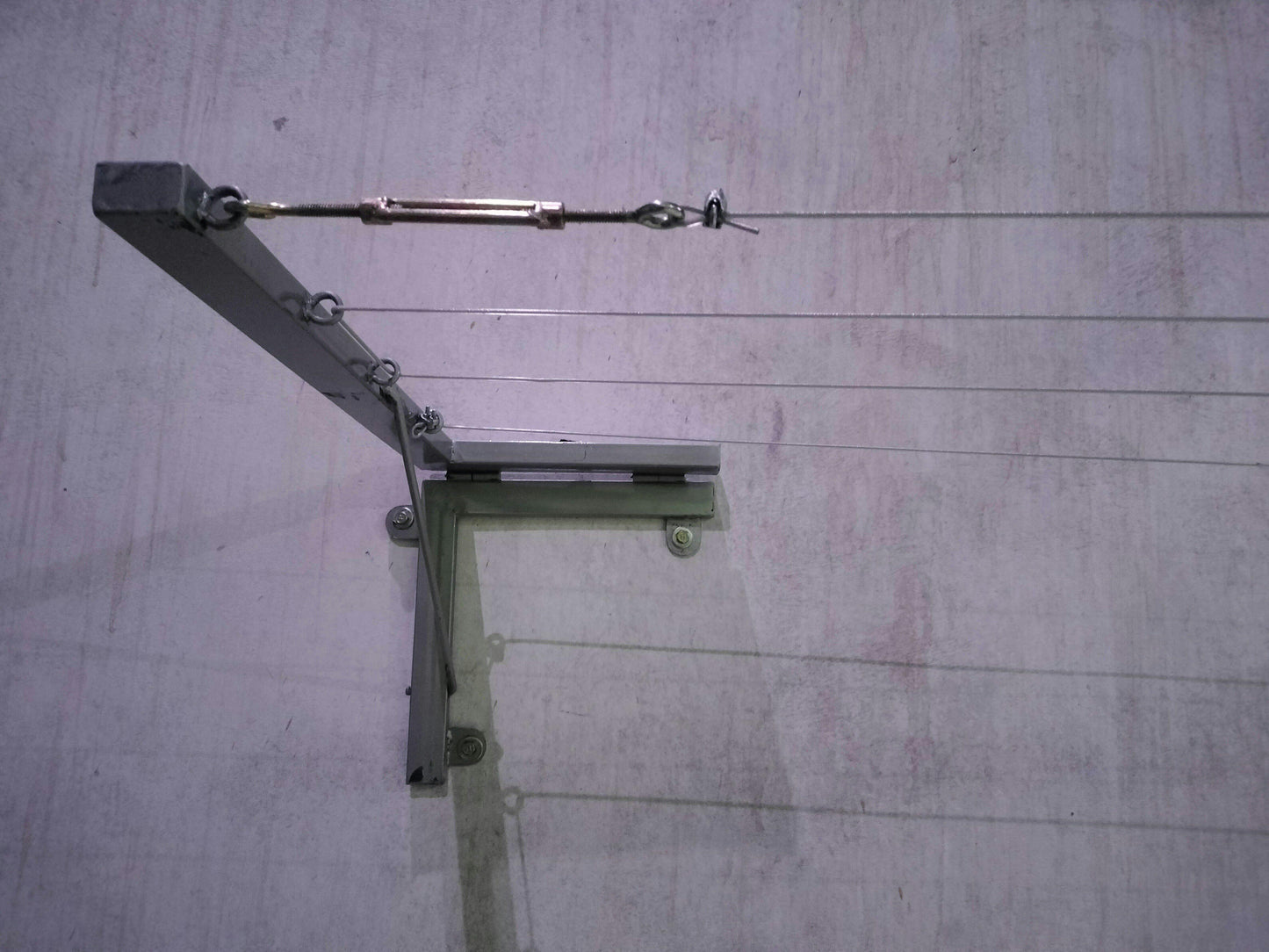 Wall Mounted Foldable Cloth Dry Rack Metal