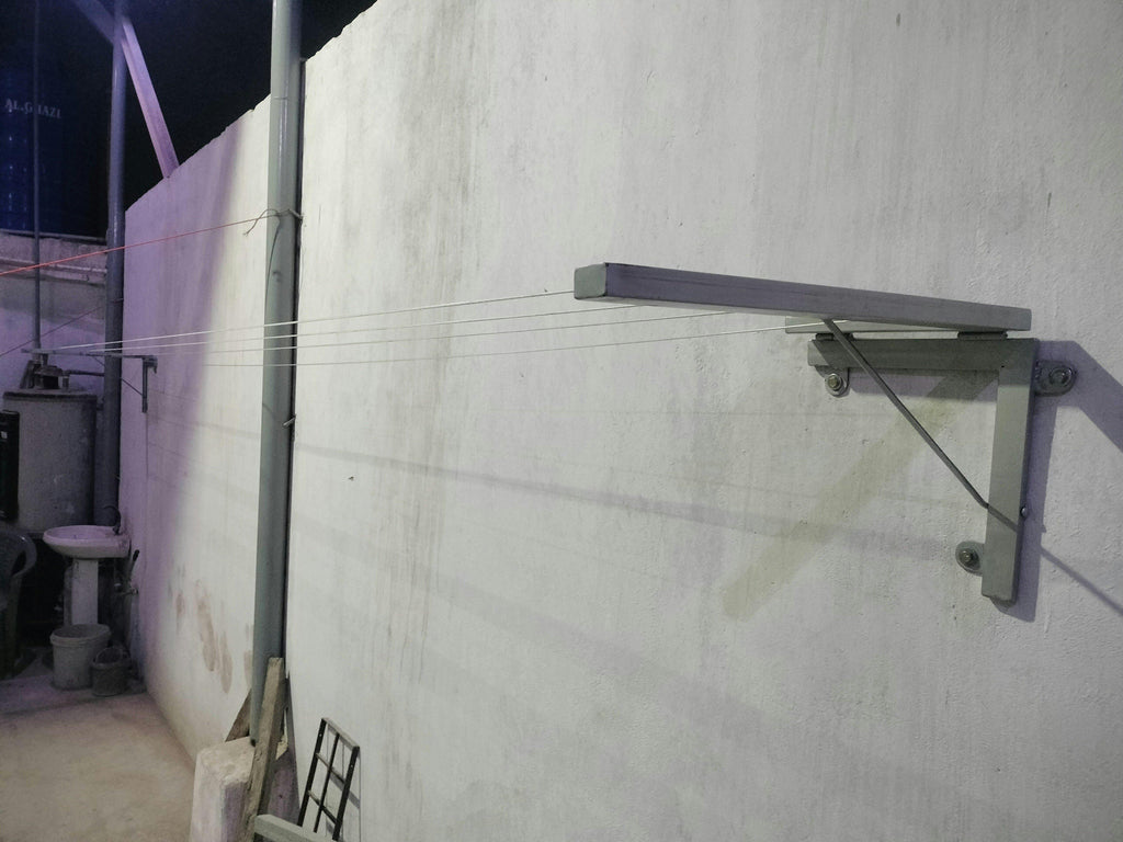 Wall Mounted Foldable Cloth Dry Rack Metal