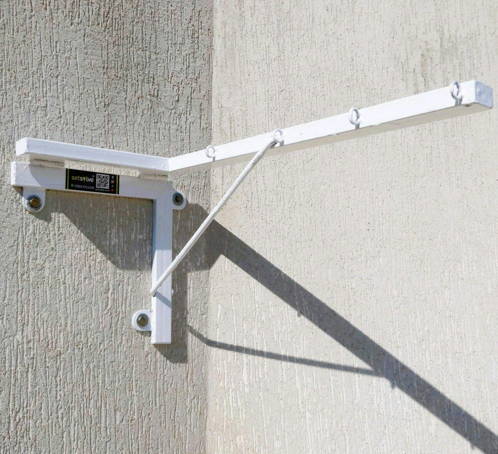 Wall Mounted Foldable Cloth Dry Rack Metal