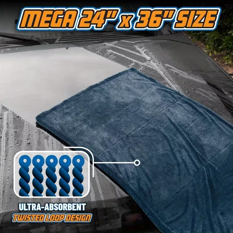 MICROFIBER DRYING TOWEL FOR CAR