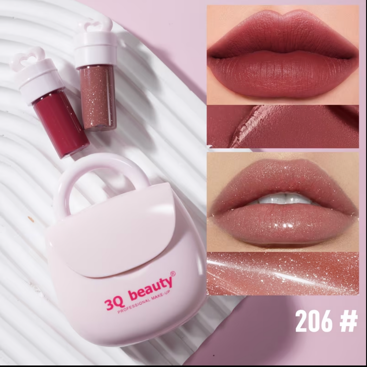 Korean Bag Lip Gloss | Set Of 2