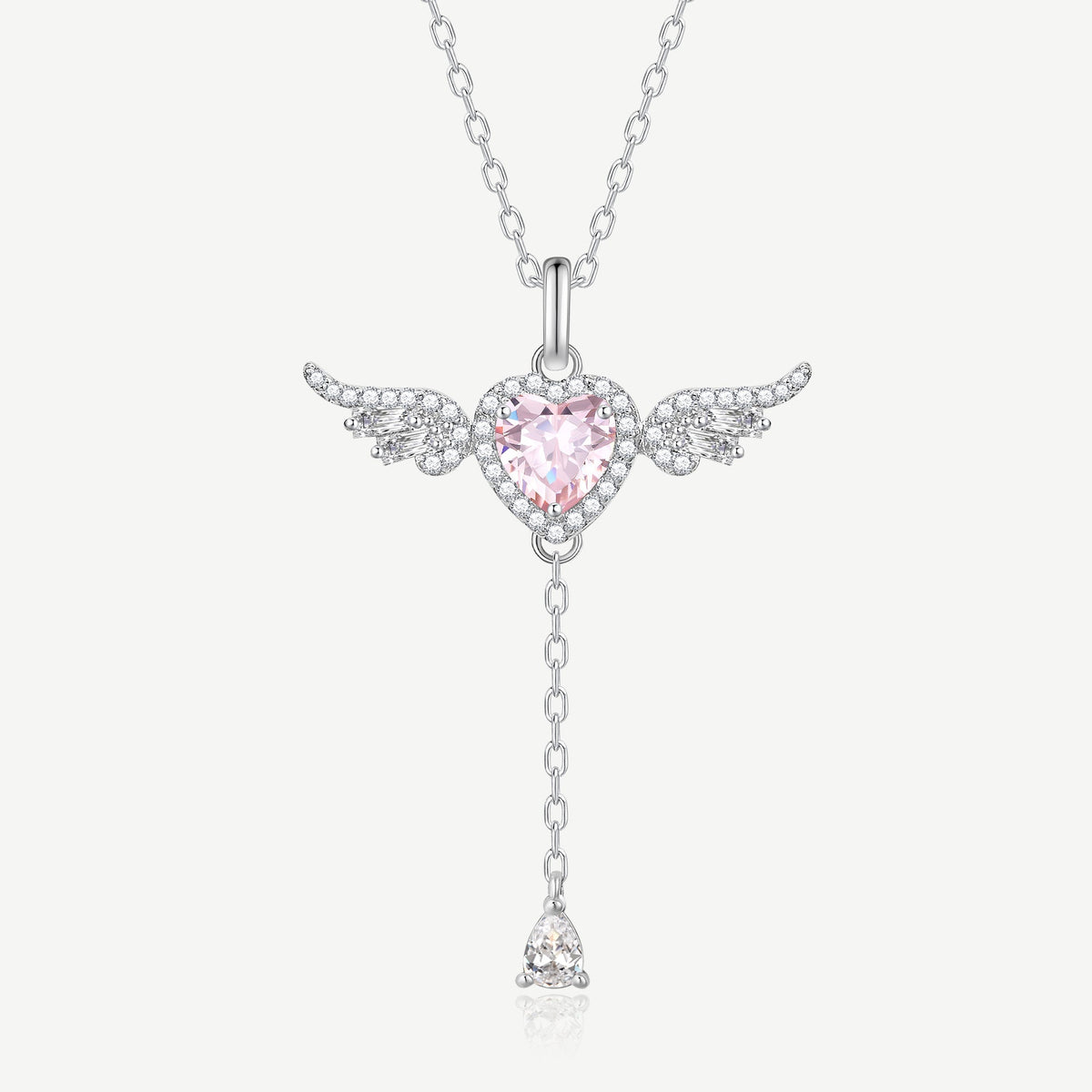 "Angel's Love" Sterling Silver Necklace