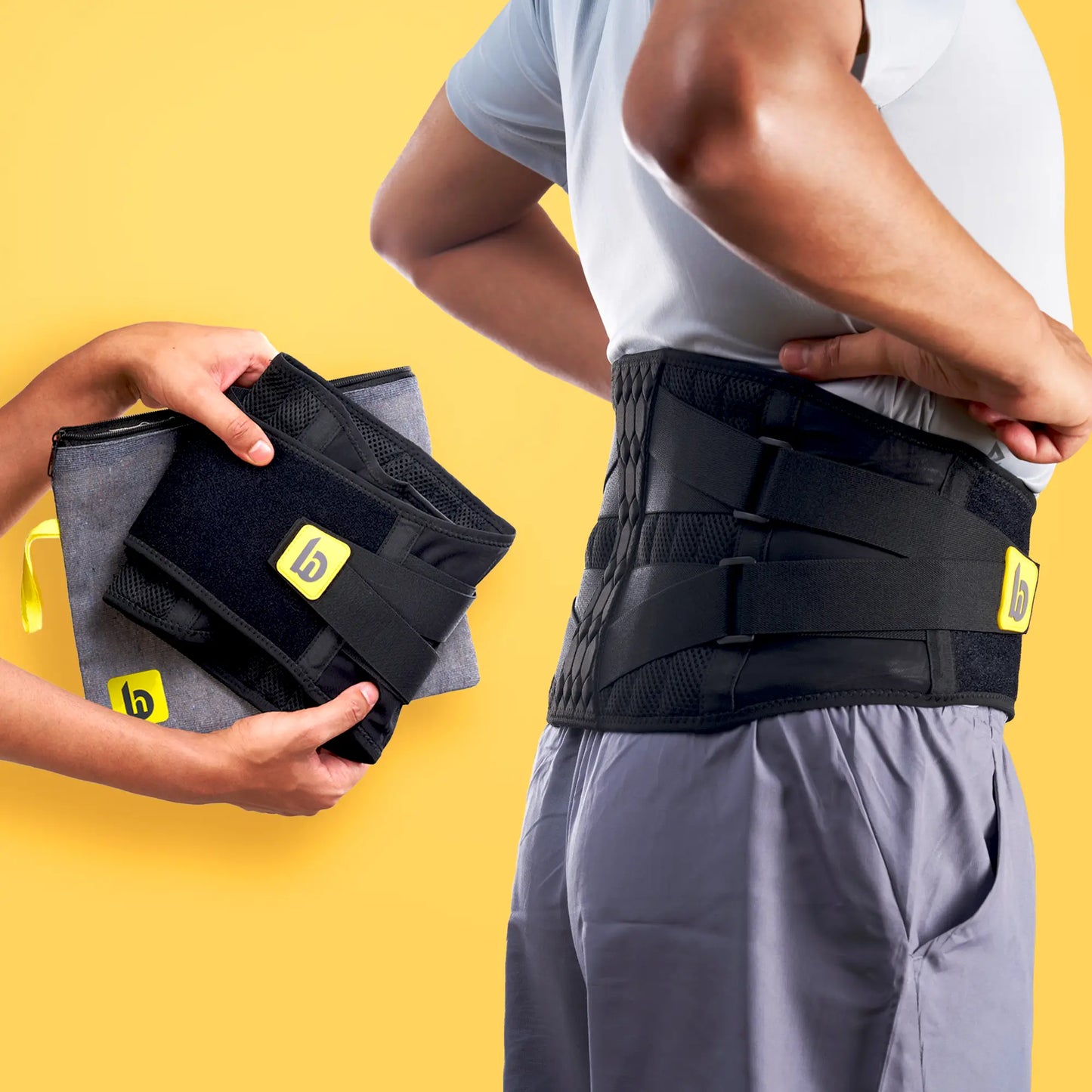 Lumbar Support Belt: 8-Stabilizer Ortho-Grade Back Support