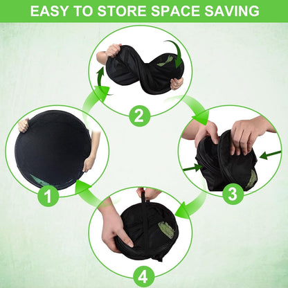 Collapsible Herb Drying Net Dryer Mesh Rack with Zipper