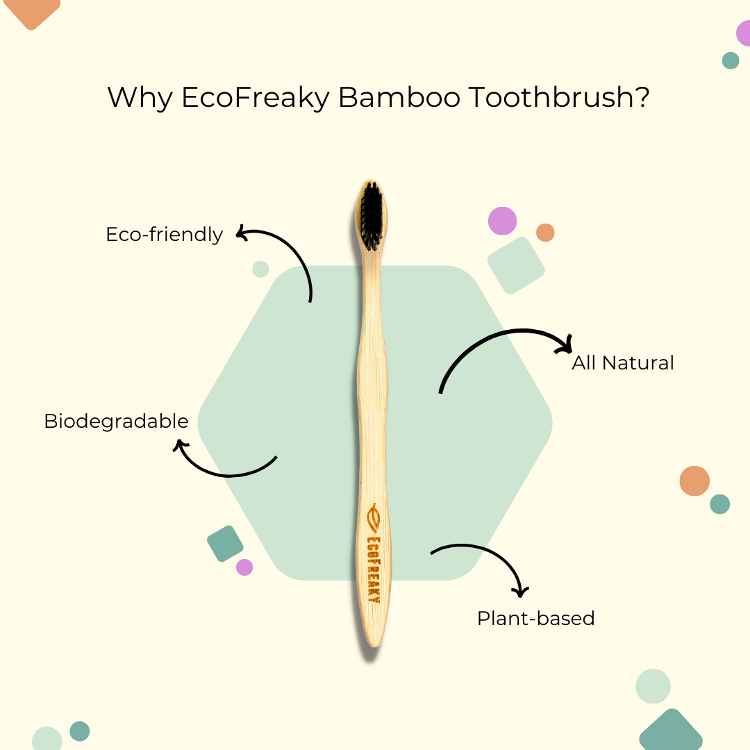 Bamboo Toothbrush For Sensitive Teeth | Extra Soft bristles