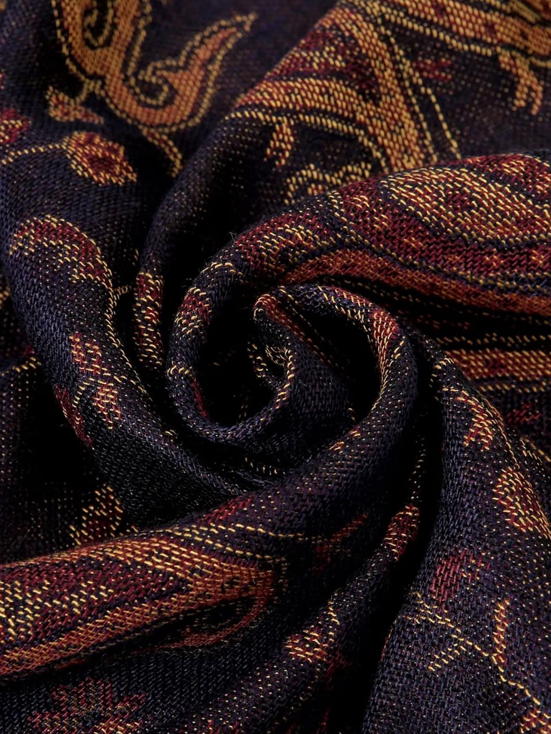 Traditional Embroidered Pashmina Hijab 🌸