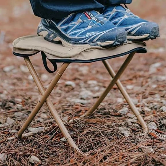 HOT SALE🔥 Portable Stool for Mountaineering and Hiking, Foldable Stool with Carrying Bag