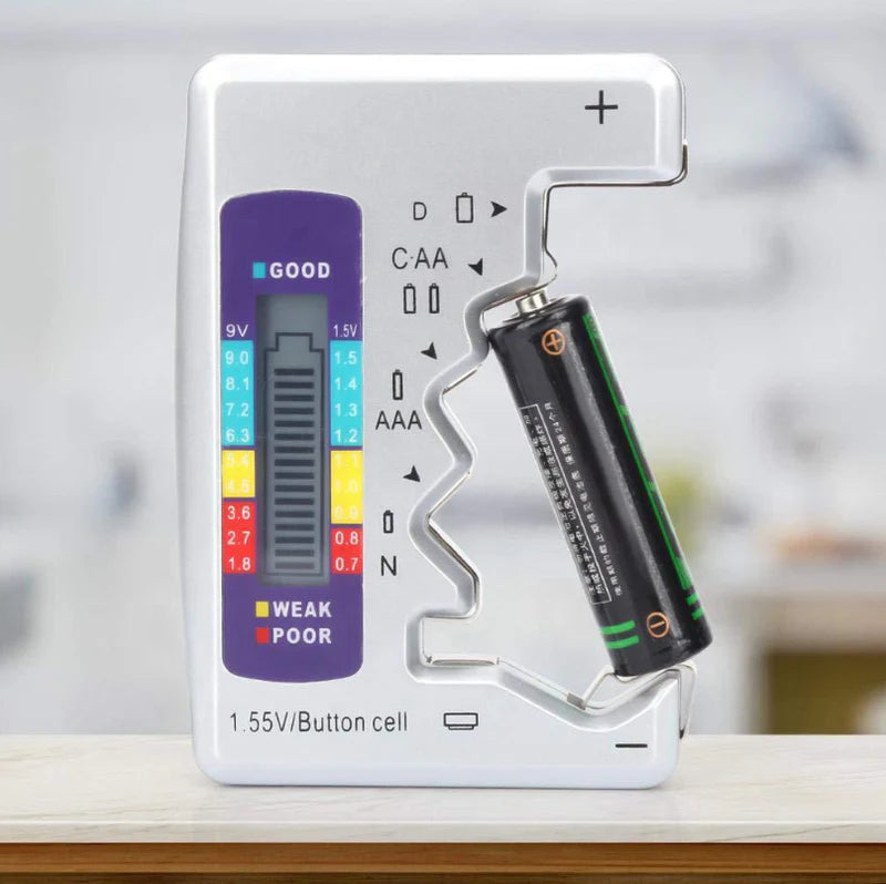 LCD dry battery discharge tester 1.5V/9V Battery level tester BT-886