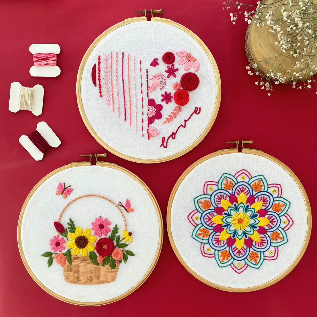 Beginner's Friendly DIY Embroidery Learning Kit