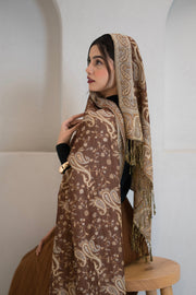 ✨Traditional Embroidered Pashmina Hijab 🌸