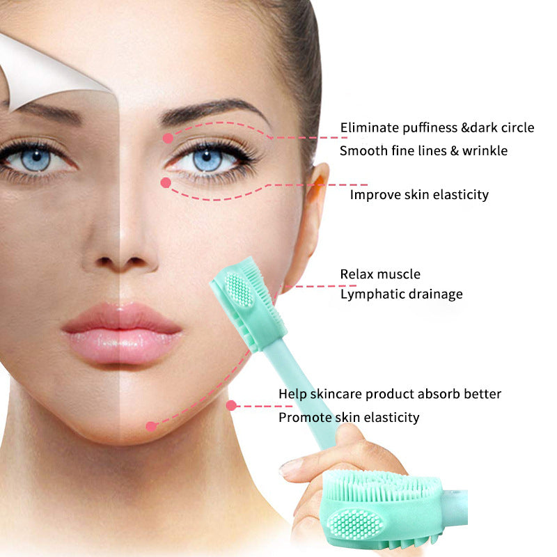 Double Sided Silicone Face Mask Soft Brush
