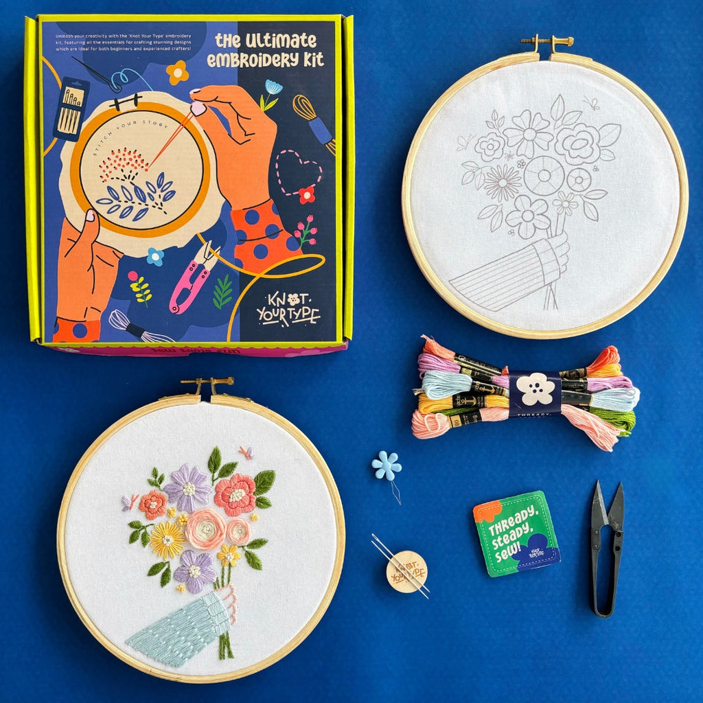 Beginner's Friendly DIY Embroidery Learning Kit