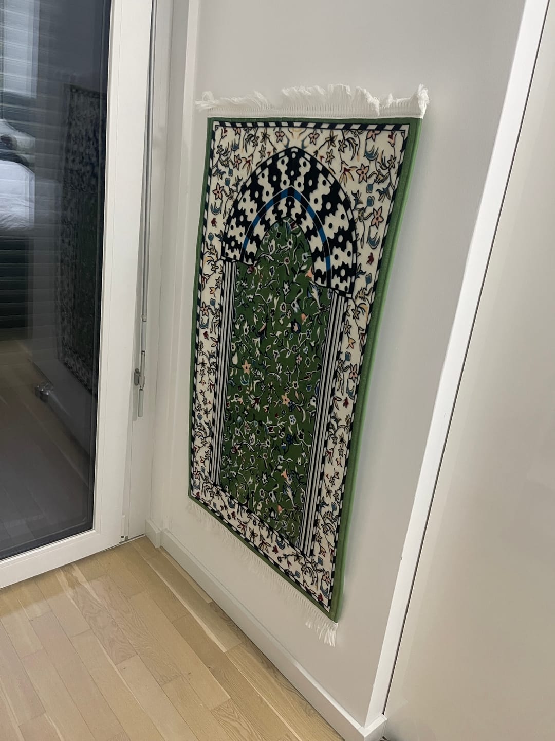 Wall-Mounted Prayer Mat Holder