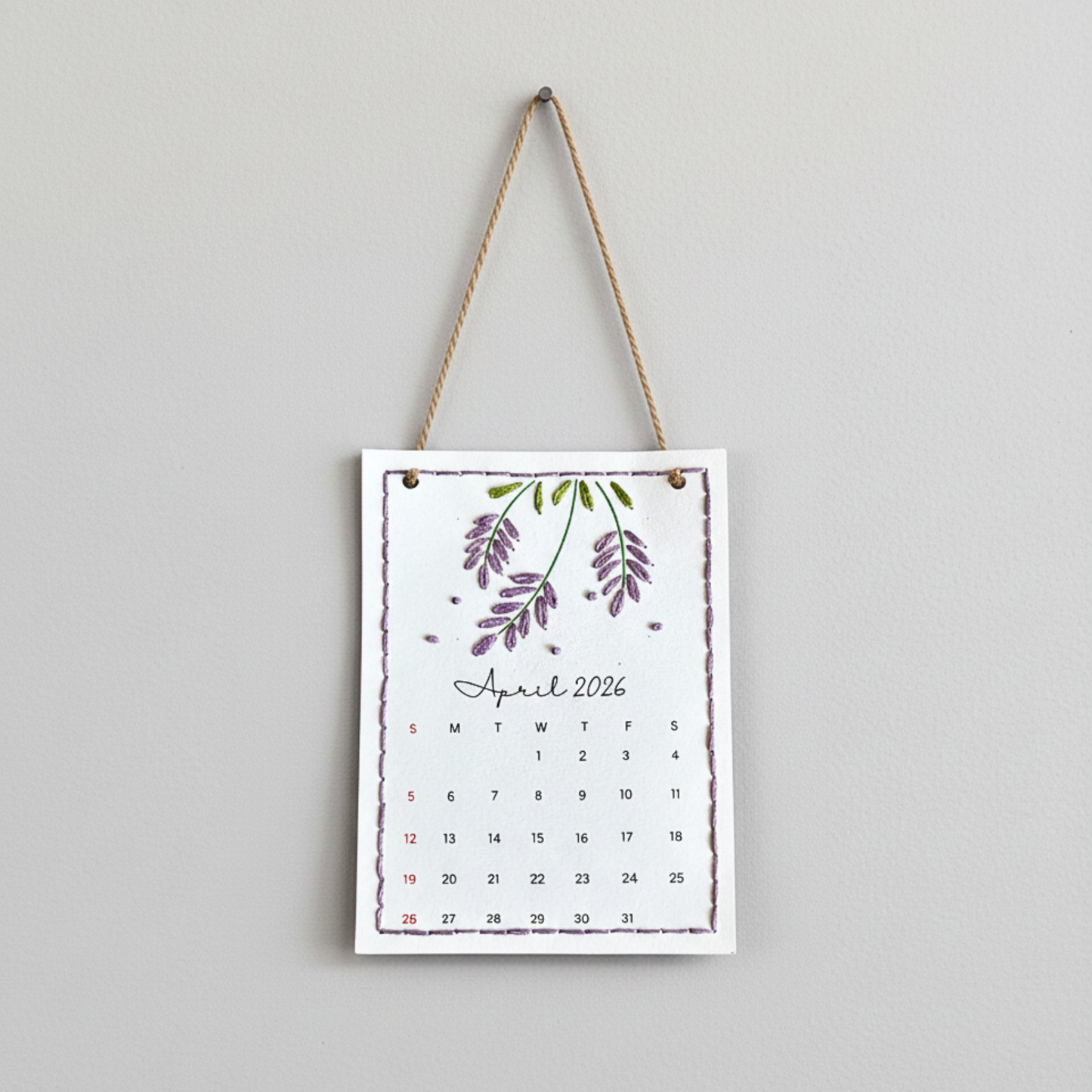 DIY 2026 Calendar Kit