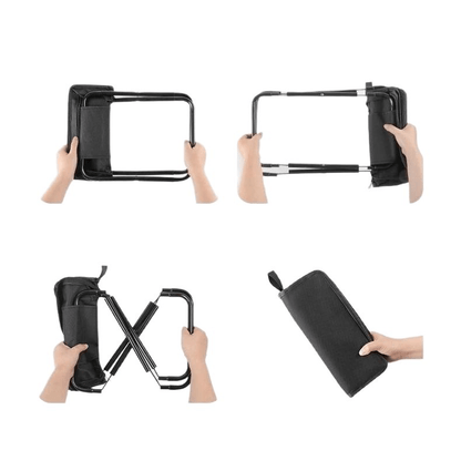 HOT SALE🔥 Portable Stool for Mountaineering and Hiking, Foldable Stool with Carrying Bag