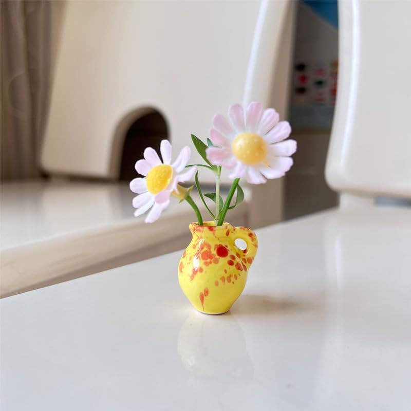 🌸Cute Plant Ceramic Vase Fridge Magnets