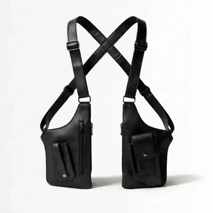 Adjustable Medieval Leather Harness Bag