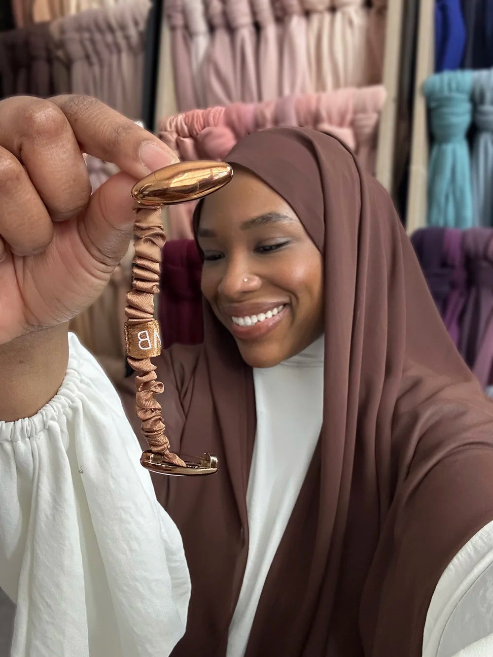 Stretchy Hijab with Double Pin