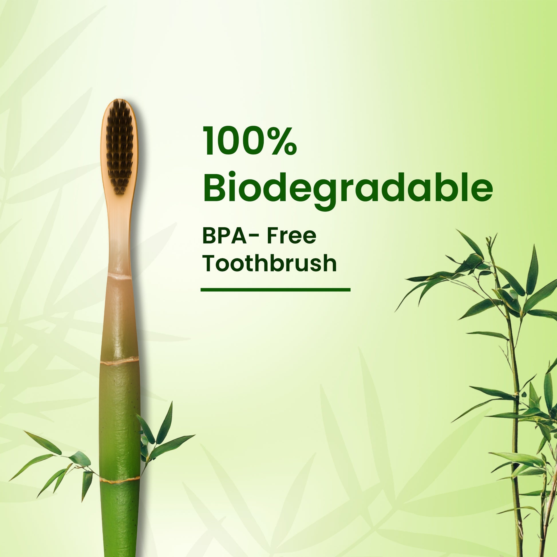 Bamboo Toothbrush For Sensitive Teeth | Extra Soft bristles
