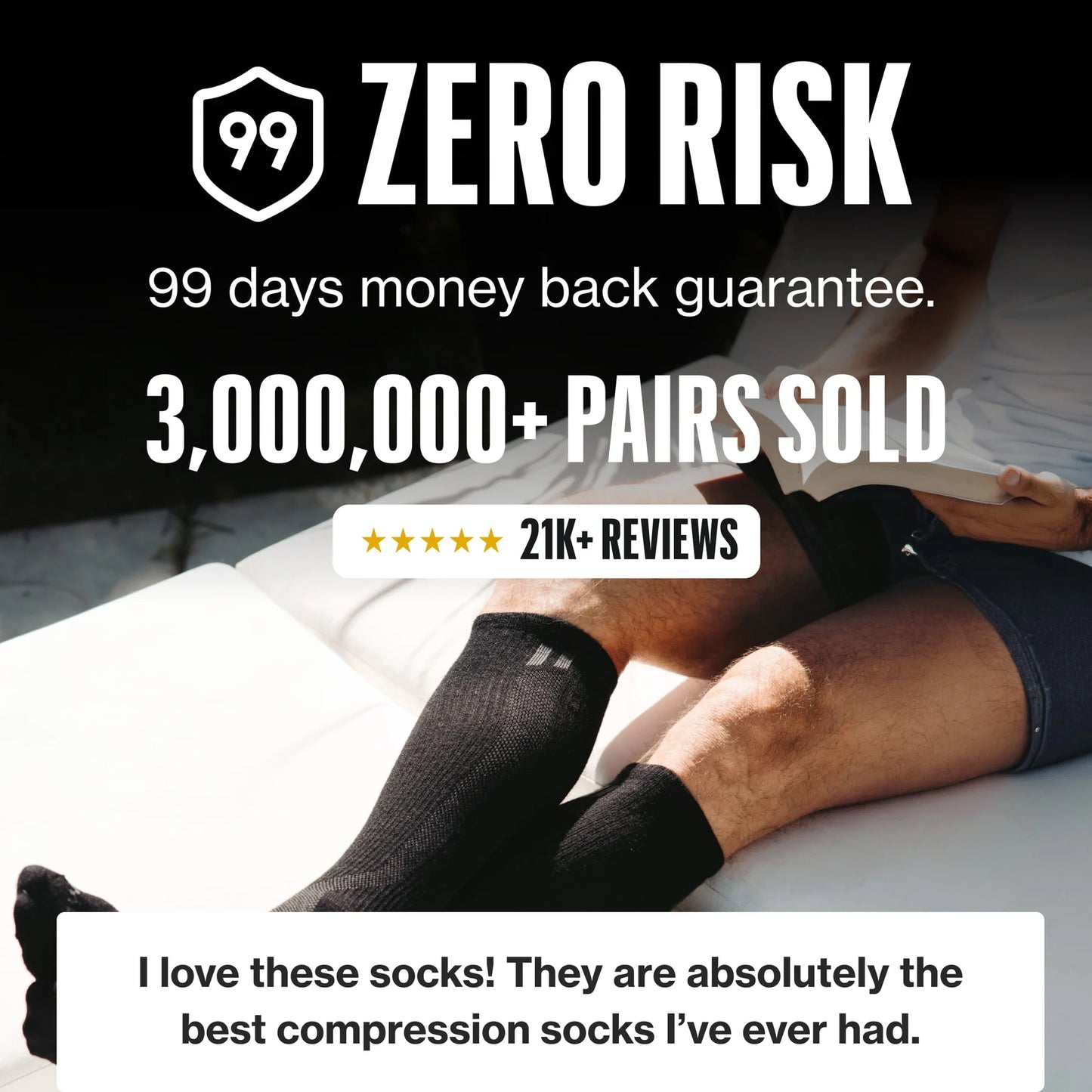 Medicated ZIPPRA Compression Socks