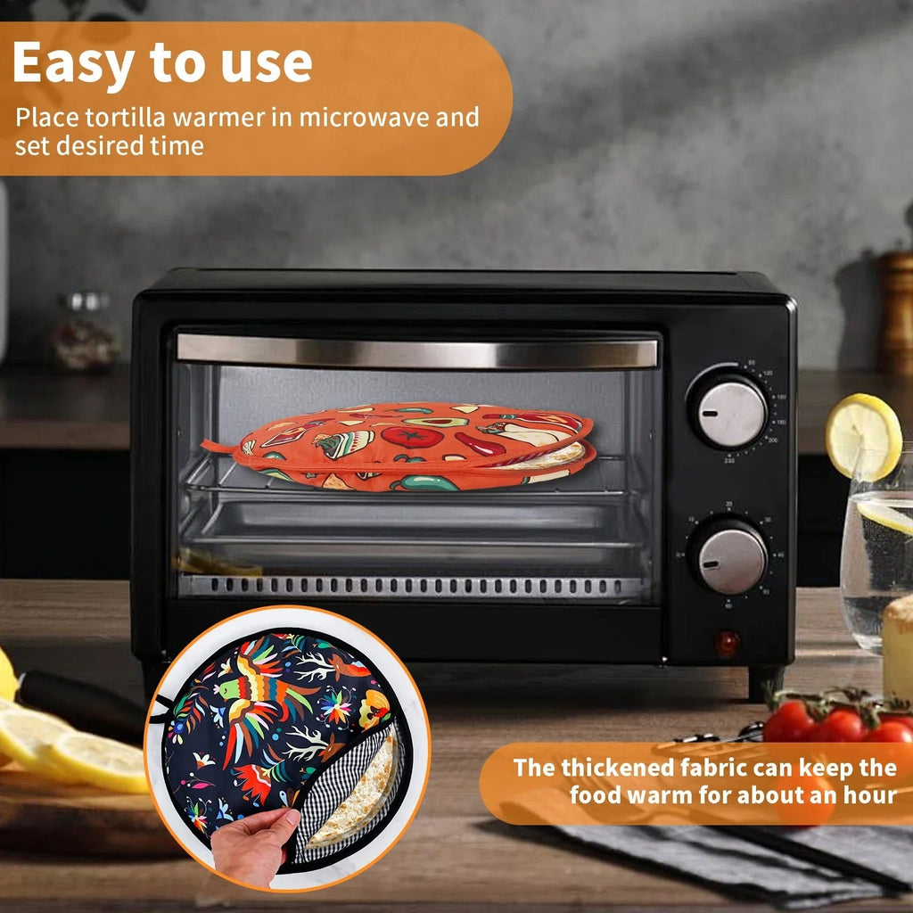 Roti Heat Insulated Cloth Pouch – Microwave & Oven Safe