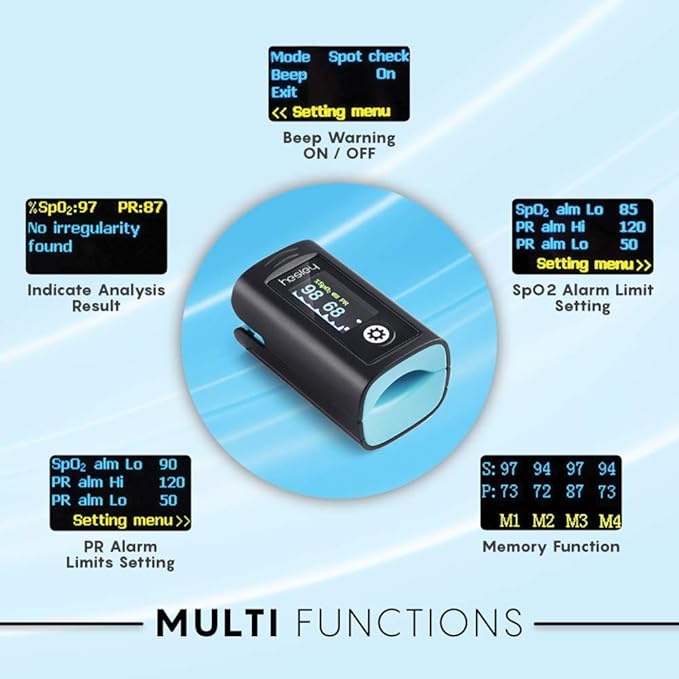 New Medical Portable Finger Pulse Oximeter