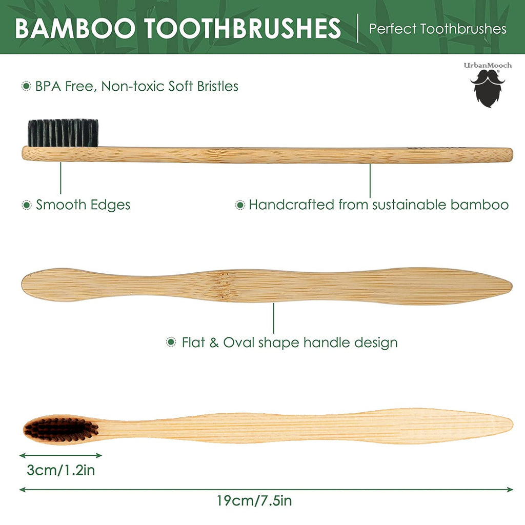 Bamboo Toothbrush For Sensitive Teeth | Extra Soft bristles