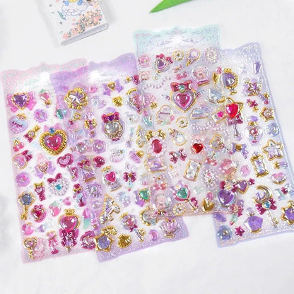 Diamond Crystal Stickers 3D Gem Stickers