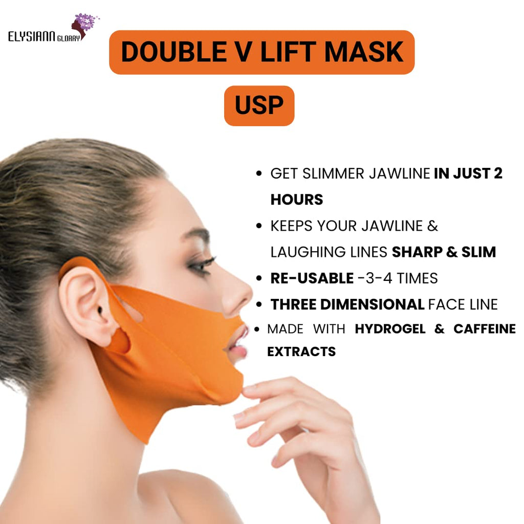 Reuseable Double V Lifting Mask for Double Chin Removal