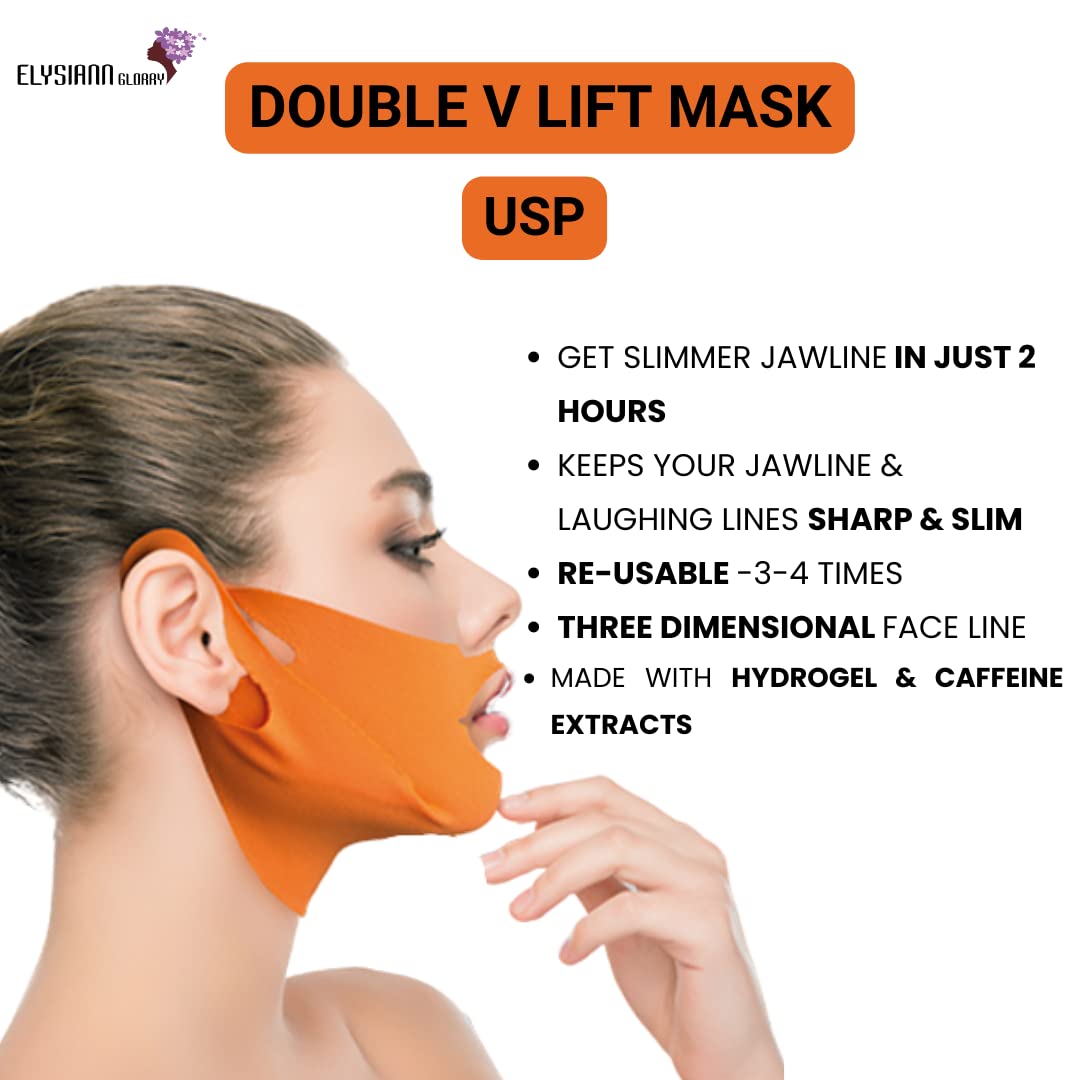 Reuseable Double V Lifting Mask for Double Chin Removal