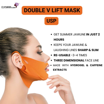 Reuseable Double V Lifting Mask for Double Chin Removal