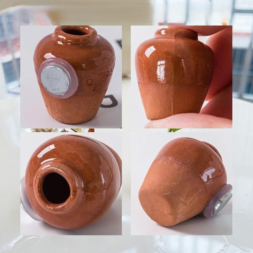 🌸Cute Plant Ceramic Vase Fridge Magnets