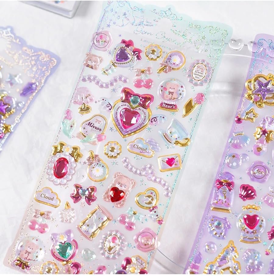 Diamond Crystal Stickers 3D Gem Stickers