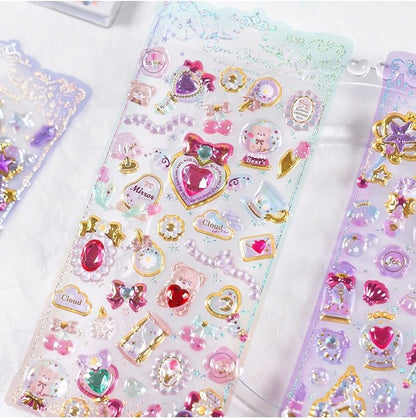 Diamond Crystal Stickers 3D Gem Stickers