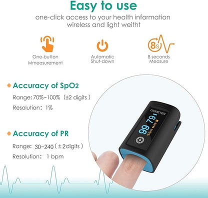 New Medical Portable Finger Pulse Oximeter