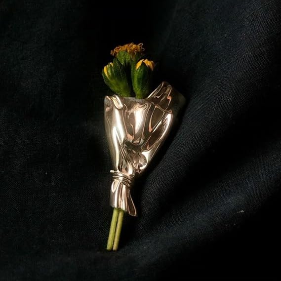 DIY Flower Bouquets Brooch