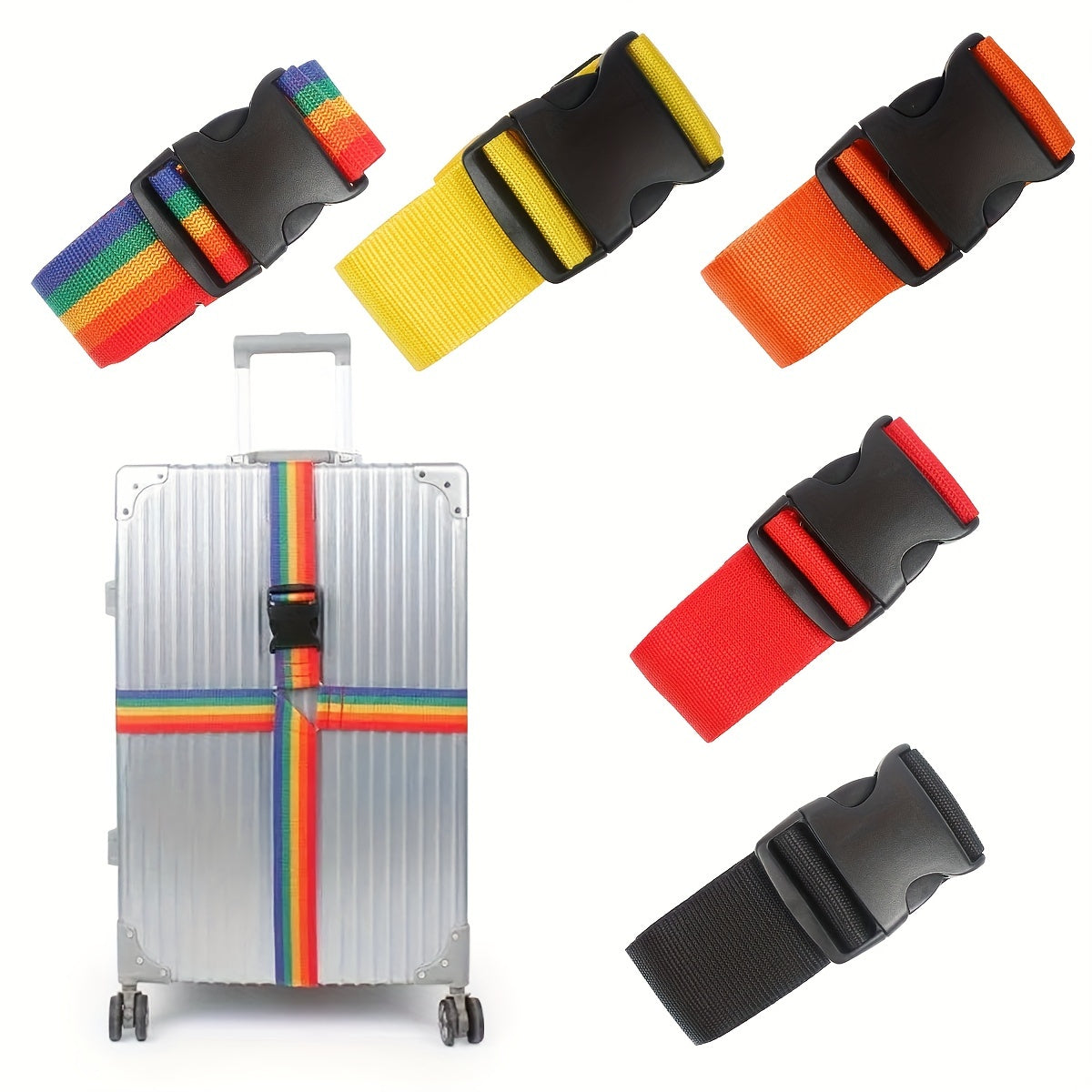 Adjustable Luggage Strap with Buckle