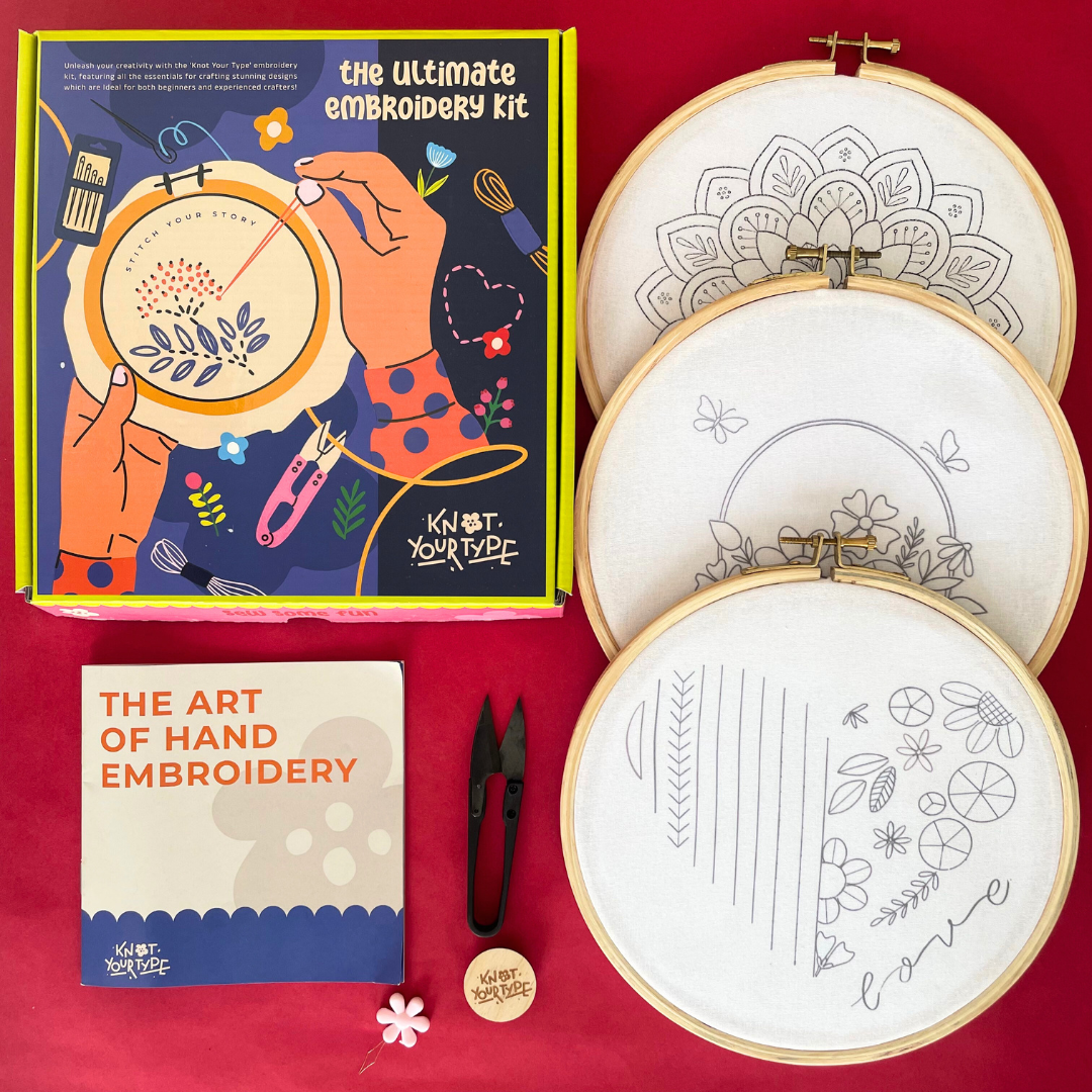 Beginner's Friendly DIY Embroidery Learning Kit