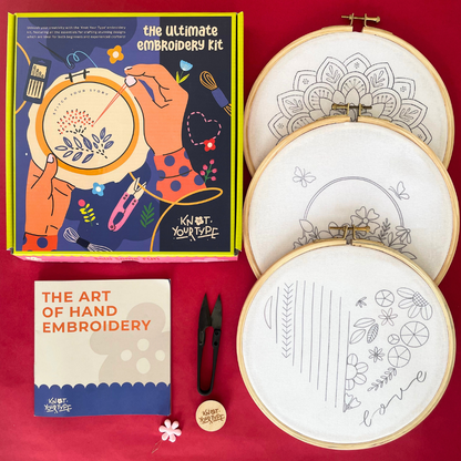 Beginner's Friendly DIY Embroidery Learning Kit